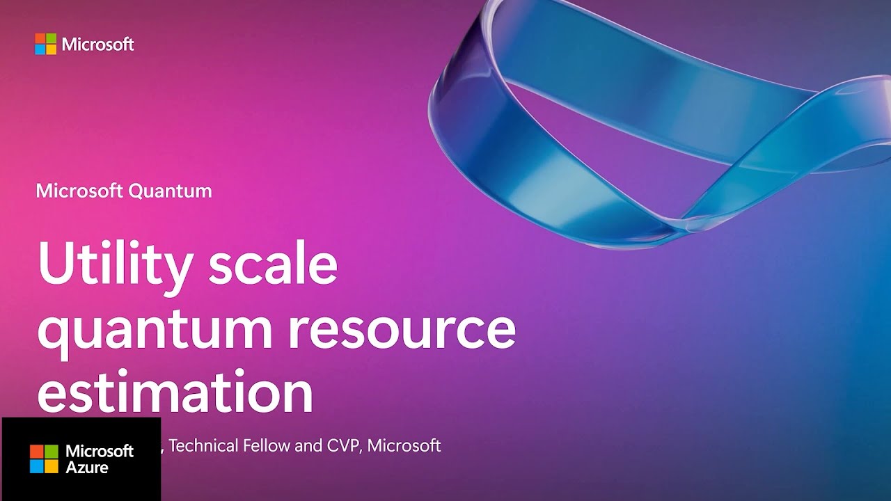 Building the Modern Quantum Architecture: Lecture 3 — Quantum Resource Estimation