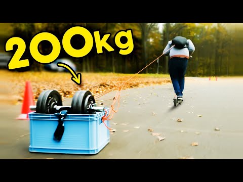 Czy HULAJNOGA przeciągnie 200 kg? Dziwne testy elektrycznych sprzętów!