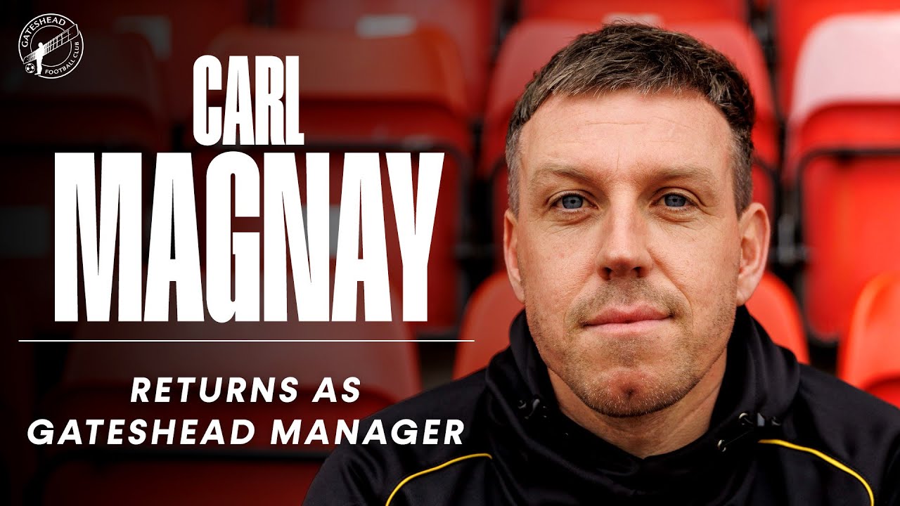 💬 “I feel really prepared” | Carl Magnay returns as Gateshead manager | INTERVIEW