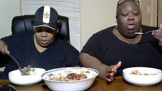 Gumbo eat and chat with Mal Baby and A Walk In A Fat Woman's Shoes.