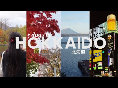 5 days in Hokkaido (Sapporo, Hakodate, and Otaru) - our itinerary + what to eat and do | japan vlog