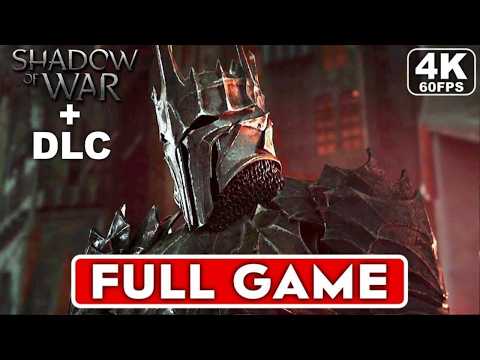 SHADOW OF WAR Gameplay Walkthrough FULL GAME [4K 60FPS PC ULTRA] - No Commentary