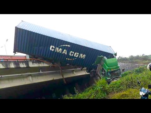 Crazy IDIOTS Truck Rolling Over | Overloaded Truck Gone Wrong | Excavator Fail