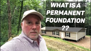 What is a Permanent Foundation? Mobile Home Investment Development Project