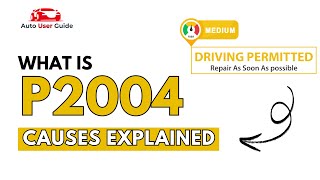 OBD Code p2004 Guide to Repair