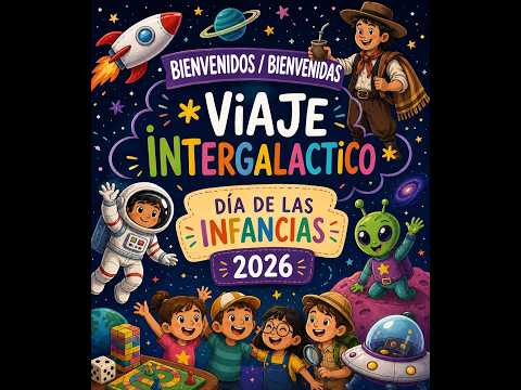 Mes de las infancias 2026 ""Viaje intergaláctico"