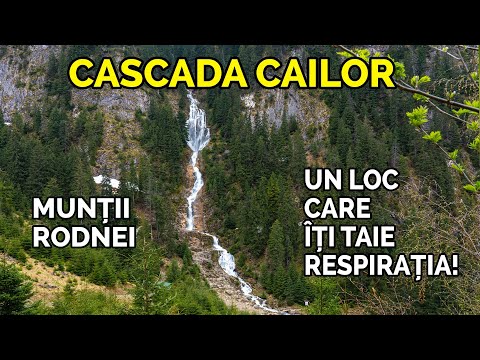 Cascada Cailor - Una din cele mai spectaculoase cascade din România - se vede superb din dronă ⛰️