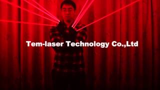 Red Laser Gloves With 4pcs 650nm 100mw Laser,Disco laser gloves,For DJ Club/Party Show