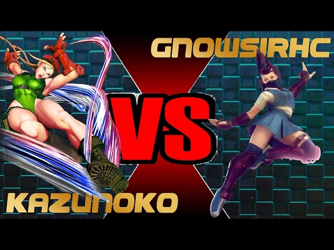 SFV - KAZUNOKO ( CAMMY ) VS gnoWsirhC ( IBUKI )-  HD street fighter V VERSION 2