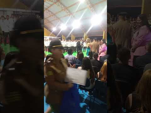 formatura Colégio Polícia Militar Águas Lindas de Goiás