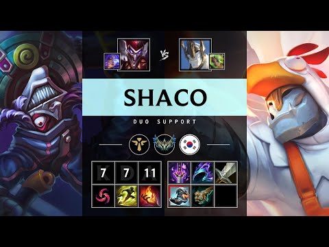 Shaco Support vs Galio - KR Challenger Patch 25.17