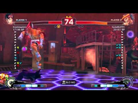 frostmaelstrom [Fei] vs hydeBUFFY [Adon] SSF4 Japanese Online Ranked Matches - TRUE-HD