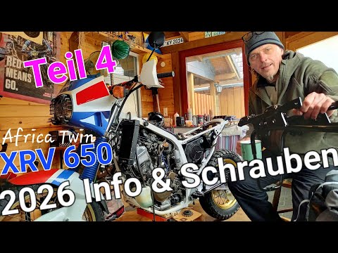 Zusammenbau der legendären Africa Twin RD03 🛠 Teil 4 Ritzel Übersetzung Kanalinfo #honda #vintage 