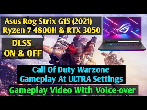 Asus Rog Strix G15 (2021) Ryzen 7 4800H & RTX 3050 | COD WARZONE Gameplay At ULTRA Settings