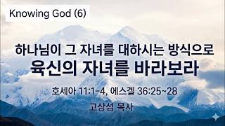 하나님이 그 자녀를 대하시는 방식으로 육신의 자녀를 바라보라