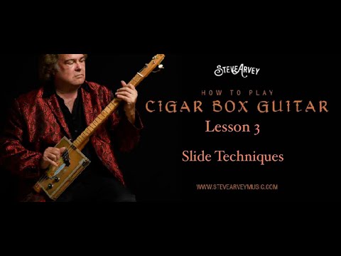 How To Play The Cigar Box Guitar Lesson 3 Basic Slide Playing