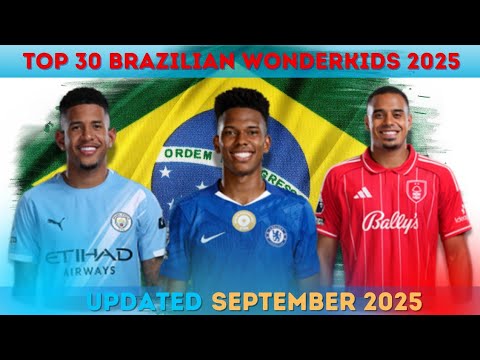 I 30 migliori giovani calciatori brasiliani del 2025 | Classifica aggiornata - Edizione di settem...