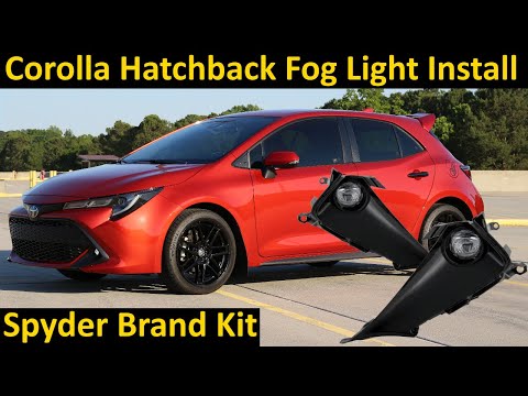 2019+ Corolla Hatchback Fog Lights Install/Tutorial