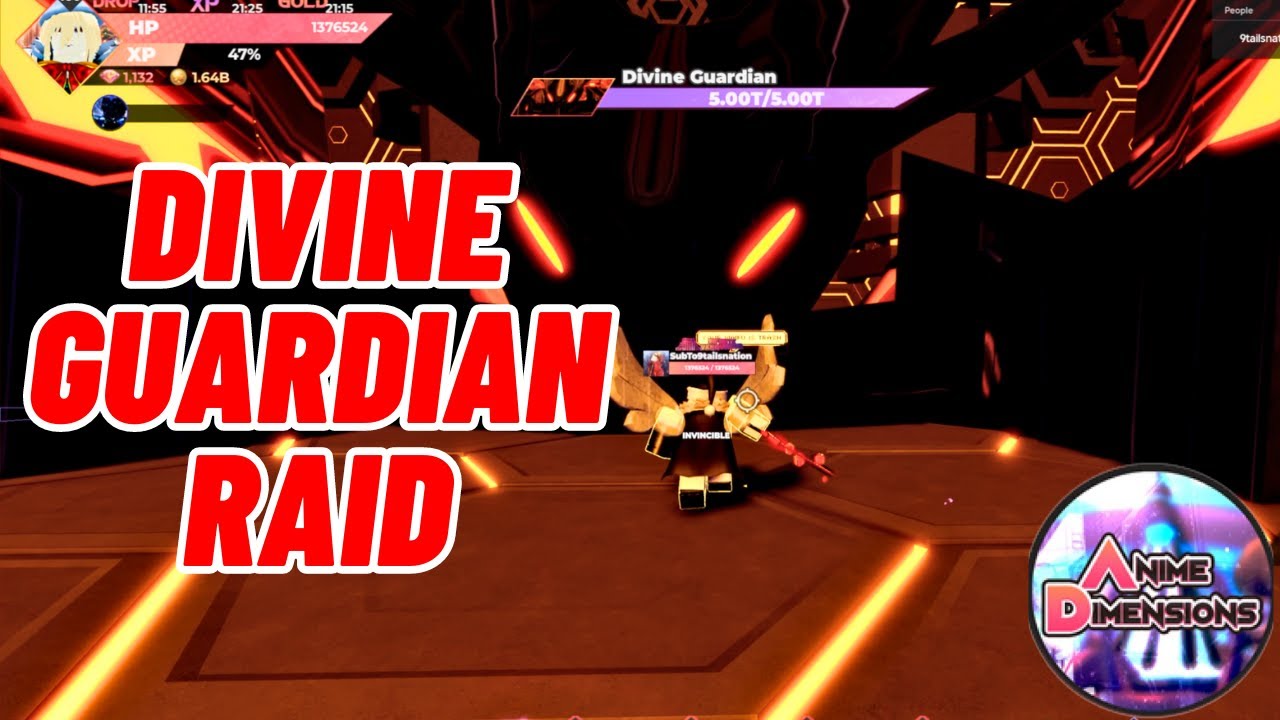 DIVINE GUARDIAN RAID Drops the new Divine Core needed to craft Divine Cards! #animedimensions