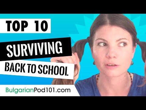 Top 10 Phrases for Surviving Back to School