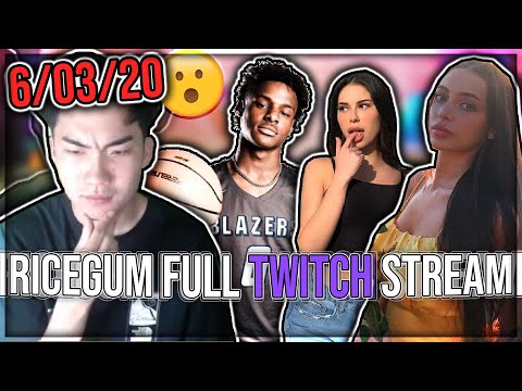 BRONNY JOINS THE STREAM, Tylena Argument, Recalling Briaddie, Prischa (Ricegum Full Stream 6/3/20)