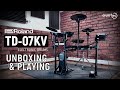 Roland TD-07KV Electronic Drums Unboxing & Playing by drum-tec