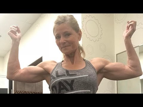 59 years young Patty Jackson - Female muscle