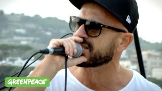 Live Acustico degli Almamegretta sulla Rainbow Warrior