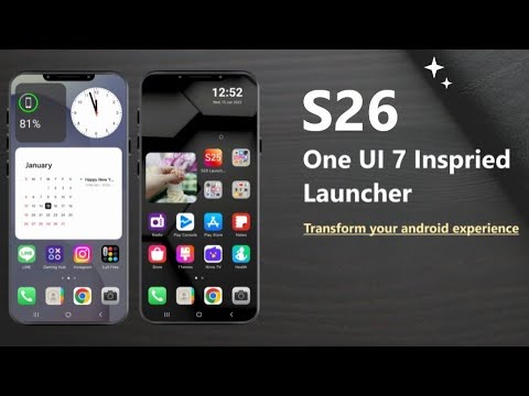 S26 Launcher One Ui inspired
