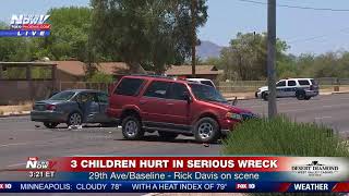 MULTIPLE INJURIES: 3 Children, 2 adults hurt in Laveen, AZ crash (FNN)