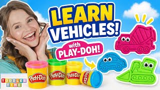 Silly Miss Lily makes Vehicles with Play Doh 🚗 Learning Through Play | Learn to Talk for Toddlers