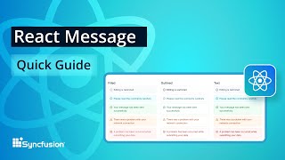 React Message: The Ultimate Feature Walkthrough