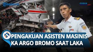 PENGAKUAN ASISTEN MASINIS KA Argo Bromo, Singgung Sinyal Janggal saat Tabrak KRL di Bekasi