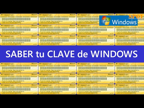 Modo fácil de saber tu clave de Windows 10, 8.1, 8, 7 o XP