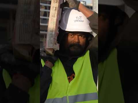 Indian construction workers replace Palestinians in Israel | AFP #shorts