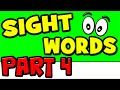 SIGHT WORDS for Kids #4 (High Frequency Words with Sentences)