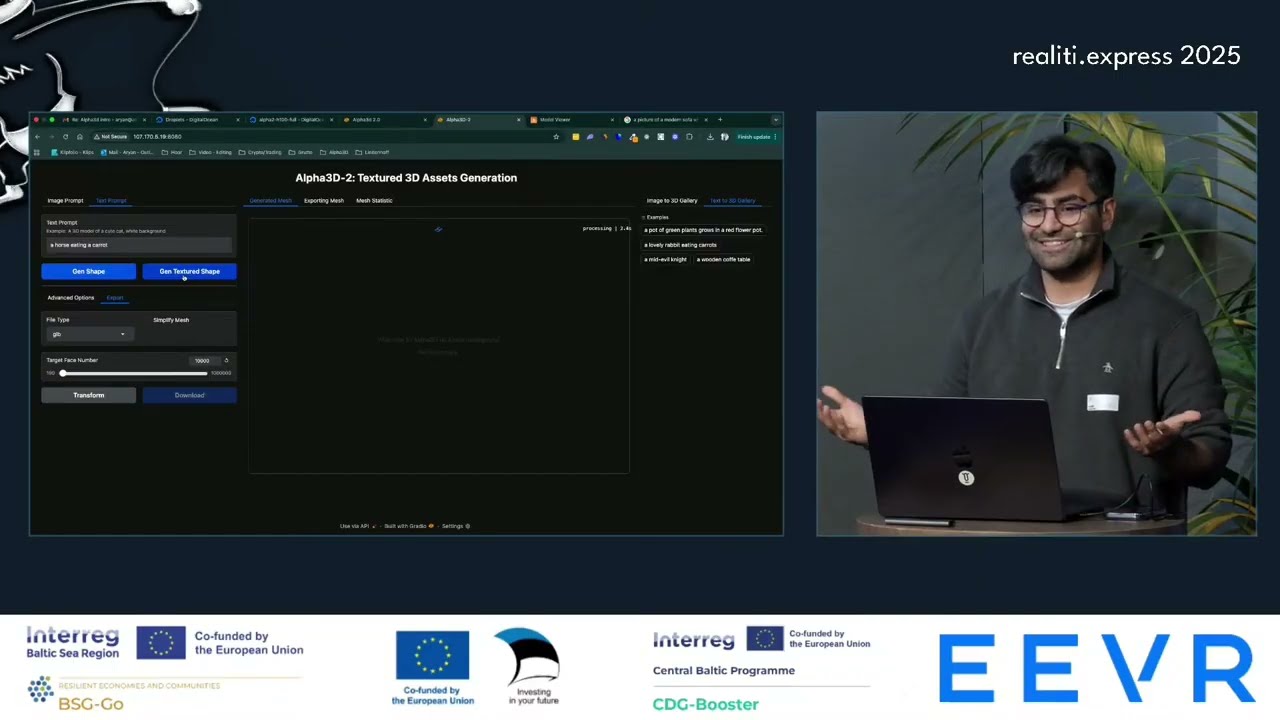 Aryan Behzadi - Live demo Alpha3D