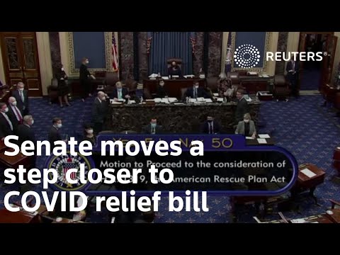 參議院向COVID救濟法案邁進了一步 (Senate moves a step closer to COVID relief bill)