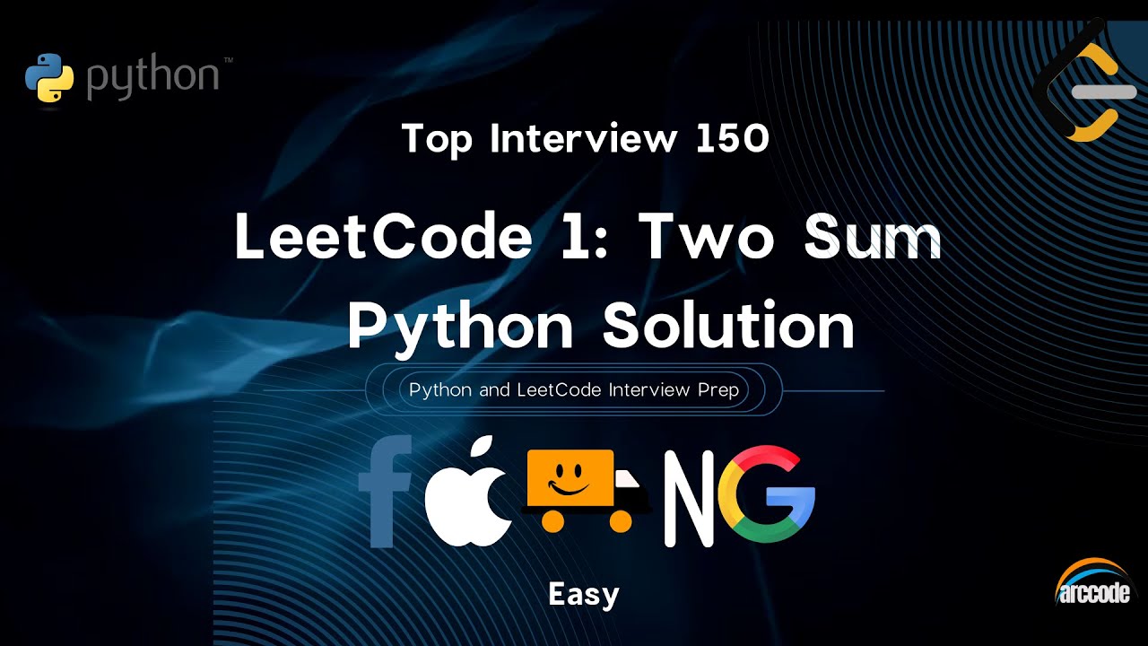 LeetCode Two Sum Explained in 100 Seconds | FAANG Interview Prep Solutions in Python