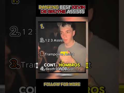 Ranking BEST Kevin De Bruyne Assists Pt.2