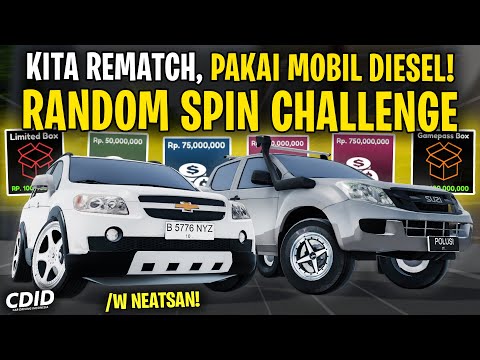 MEMBELI MOBIL DIESEL RANDOM UNTUK BALAPAN di CDID ! BOX SPIN CHALLENGE - Car Driving Indonesia V1.6