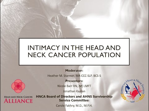 Intimacy in the Head & Neck Cancer Population