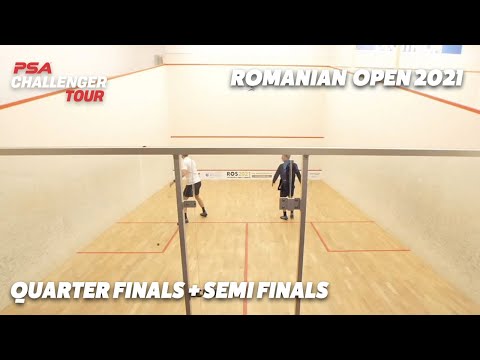LIVE SQUASH: Romanian Open 2021 - Quarter and Semi Finals
