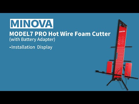 MINOVA MODEL7 PRO  Hot Wire Foam Cutter (with Battery Adapter) #foam #tools #minovatool