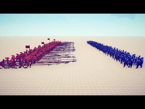 FLAG BEARER EVERY UNIT vs SUPER FAST RANGED UNITS - Totally Accurate Battle Simulator TABS