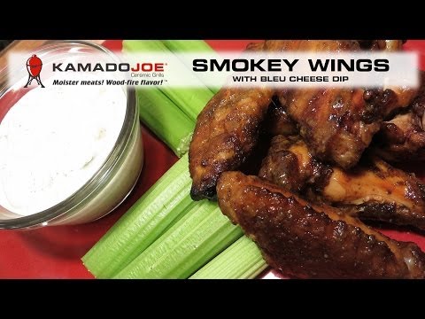 Smokey Hot Wings with Bleu Cheese Dip