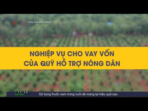 , title : 'Nghiệp vụ cho vay vốn của quỹ hỗ trợ nông dân'