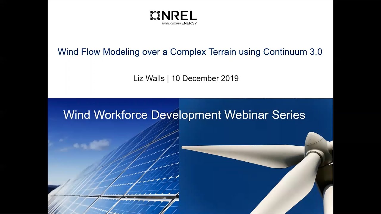 Wind Flow Modeling over a Complex Terrain using Continuum 3.0