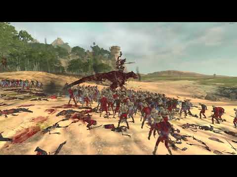 Kroq-Gar on Grymloq VS Mannfred von Carnstein - Tomb Kings - Total War: Warhammer 2