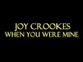 Joy Crookes - When You Were Mine Karaoke/Instrumental